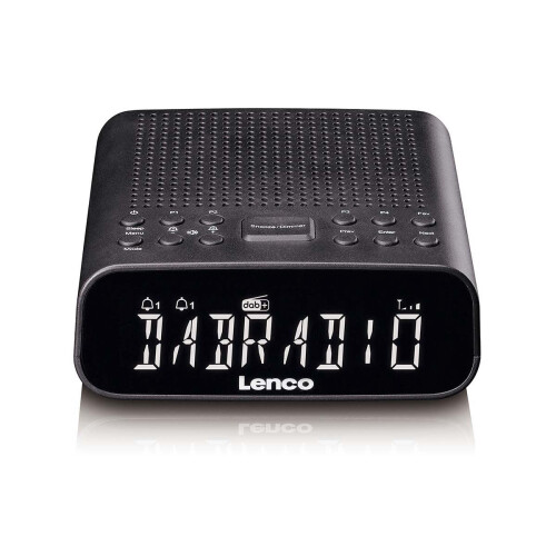 DAB+/FM-Radiowecker mit Bluetooth und dimmbarem LCD-Display