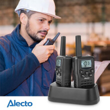 Walkie-Talkie-Set, 2 Handgeräte, 10 km Reichweite, 8 Kanäle