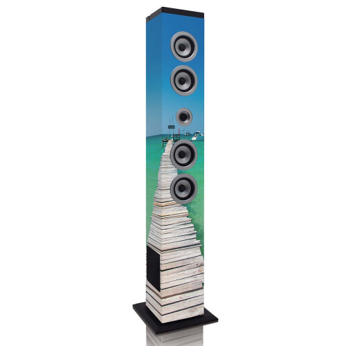Bluetooth-Turmlautsprecher, FM-Radio, USB-/SD-Wiedergabe 2