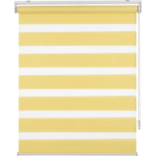 Estor Doble Noche y Día Opaco Sin Taladrar Beige 45x150 cm — cortina enrollable duo, persiana ventana pvc
