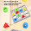 Kinder Formsortierspiel 4 Farben 10