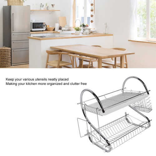 Stabiler Küchen-Organizer, 2-stufig, 2