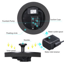 Solar Vogelbad Pumpe AS01A1 6V