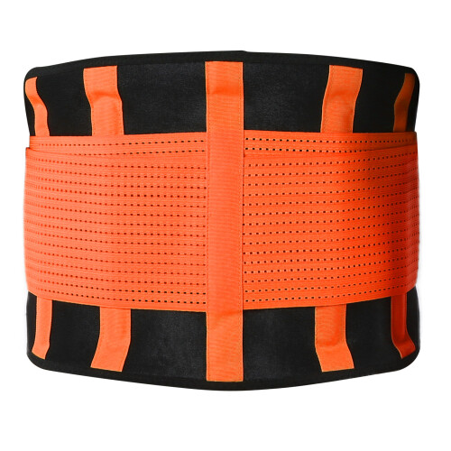 Rückenbandage Leicht Orange Stahlplatten Design 2