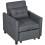 Linen-Look Single Chair Bed - Grey 2