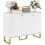 3-Door Sideboard Storage Cabinet - White 1