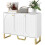 3-Door Sideboard Storage Cabinet - White 2