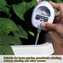 4-in-1 Soil Moisture Meter, Soil PH Tester, Soil Moisture Analyzer - Suitable for Garden, Farm, Indoor Plants, Flower