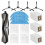 A30 Pro Replacement Accessories Kit for  A30 Pro Robot Vacuum Main Side Brush Filter Mop Dust Bag 15pcs 1