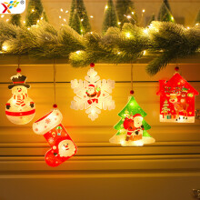 Christmas Curtain Light Battery Window Light Christmas Decor LED