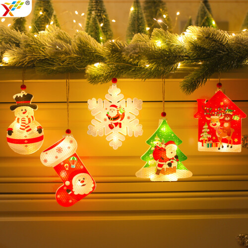 Christmas Curtain Light Battery Window Light Christmas Decor LED