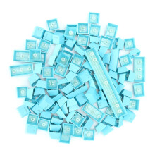 PBT Tastenkappen P9 Blau mit Zweifarben-Spritzguss