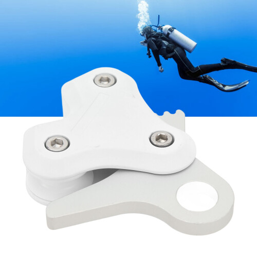 Tauchseilaufroller mit Doppelrolle, weiß 1
