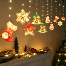 Christmas Curtain Lights 3m x 0.65m USB Window Lights Christmas Decor