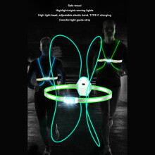 LED-Reflektor-Laufweste, fluoreszierendes Grün
