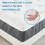 (Single) Hybrid Memory Foam Pocket Sprung Mattress Medium Firm 4