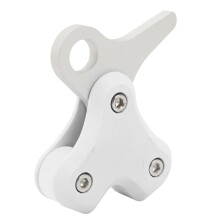 Tauchseilaufroller mit Doppelrolle, weiß