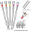 13 Pieces Micro Precision Watch Screwdriver Set0.6-2 mm with 13 Extra Replace Blades 6