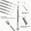 13 Pieces Micro Precision Watch Screwdriver Set0.6-2 mm with 13 Extra Replace Blades 4