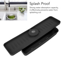 Silikon Abtropfschale Wasserhahn Spritzschutz