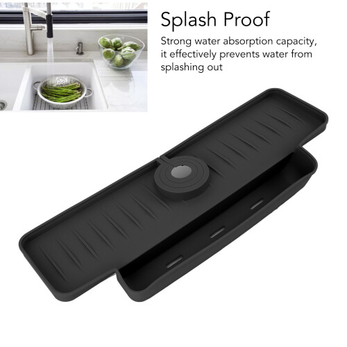 Silikon Abtropfschale Wasserhahn Spritzschutz