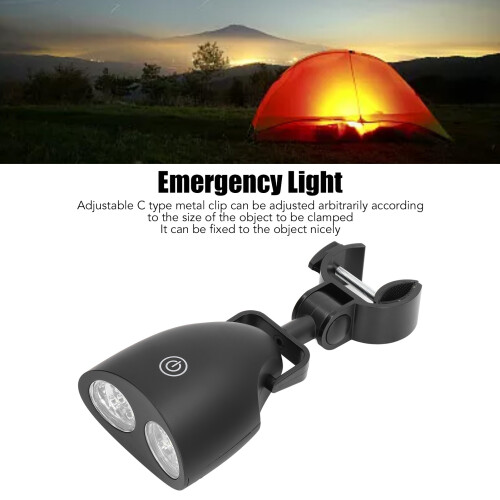 BBQ Lampe mit 10 LEDs und Klemme, 3 Stufen 2