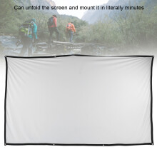 Tragbare Leinwand mit Projektion 100 Zoll 16:9