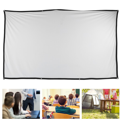 Tragbare Leinwand mit Projektion 100 Zoll 16:9 2