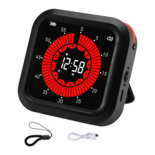 Timer con Barra di Avanzamento Visiva Arcobaleno, per Apprendimento Singolo, Auto-Controllo, Cucina, Pasticceria, Fitness, Strumenti Organizzativi