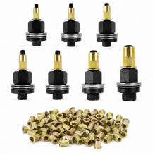 77PCS Rivet Nut Mandrel  Set M3-M12 Threaded Insert Installation Tool Kit