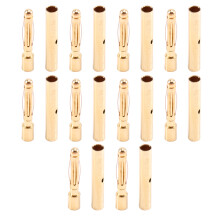 10 Paar 2,0 mm RC Banaanstekkers, Messing Mannelijke en Vrouwelijke Verbindingsstekkers voor RC Auto, Boot, Motor, ESC, Doe-Het-Zelf Solderen