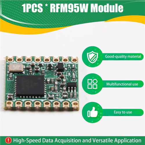 RFM95W LoRa SX1278 Spread Spectrum Wireless Module LoRa Wireless Transceiver Module Low Power SPI Interface for IoT A 1