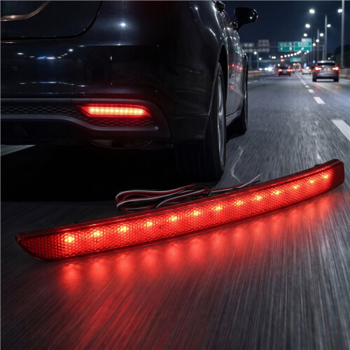 LED Rear Bumper Reflector Light Tail Signal Lamp for  Transporter T5 2012 - 2016 Caravelle Multivan 2