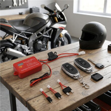 Digital Oil Circuit Drive Voltage Fuel Cut Off Immobilizer Anti-Theft Device 12V 24V for Car Yacht Motorcycle Scooter