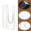 2pcs Surfboard Wall Mount Rack Clear Acrylic Wall Surfboard Display Horizontal Storage Holder Longboard Storage Rack 4