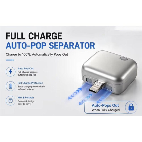 4PCS 140W Intelligence Full Charge Self-Cut Type-C Adapter Auto Disconnect Charger Night Charging Protector C 2