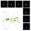 LED-Reflektor-Laufweste, fluoreszierendes Grün 1