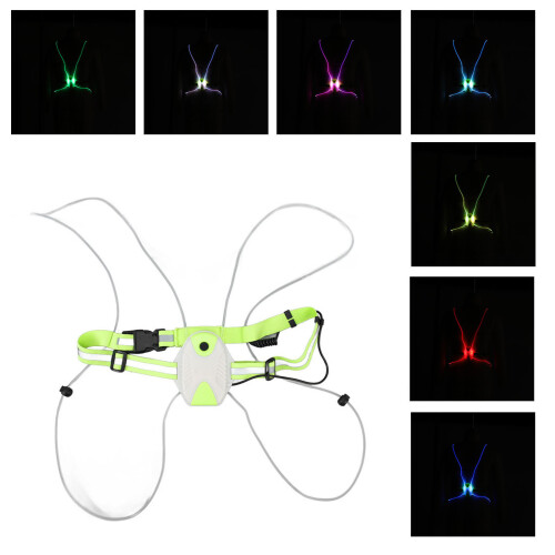 LED-Reflektor-Laufweste, fluoreszierendes Grün