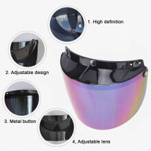 Verstellbares Motorrad Visier mit UV-Schutz