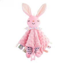 (Strawberry Bunny)Peluche bébé oreiller confort pour coordination du développement cognitif et des yeux