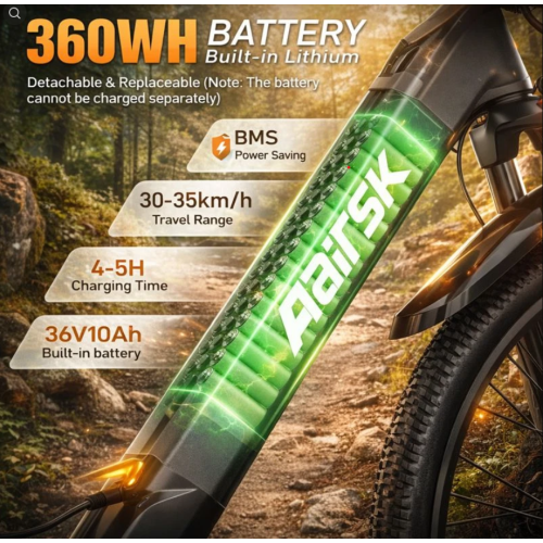 26" 250W 36V Electric Mountain E-Bike 2