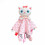 (Gray White Panda)Baby Plush Toy Comfort Pillow For Cognitive And Handeye Coordination Development 7