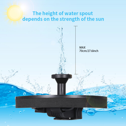 Solarbrunnenpumpe AS01A1 1W Teich 1
