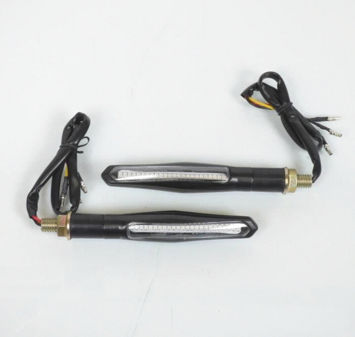 sequential rear turn signal + LED brake light Compatible bobber cafe ...