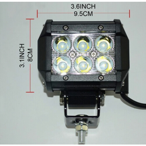 2 τεμάχια 18W LED Cree Light Bars Car Spot, Offro 1