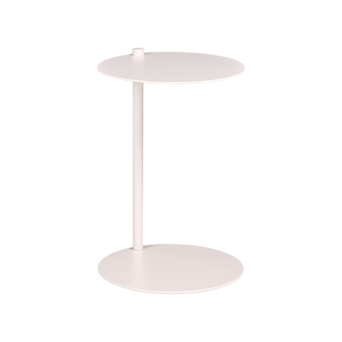 Beliani Side Table KENSICO Metal Off-White