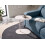 Beliani Side Table MILLE Metal Off-White 2