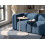 Beliani Side Table KENSICO Metal Off-White 2