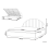 Beliani Ottoman Bed CHADENET Boucle Light Beige 140 x 200 cm (EU Double) 3
