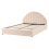 Beliani Ottoman Bed CHADENET Boucle Light Beige 140 x 200 cm (EU Double) 5